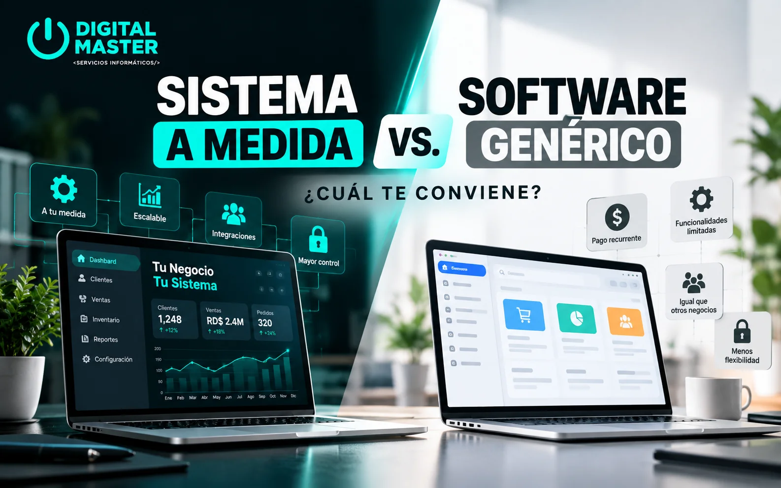Sistema a medida vs software genérico: cuál te conviene