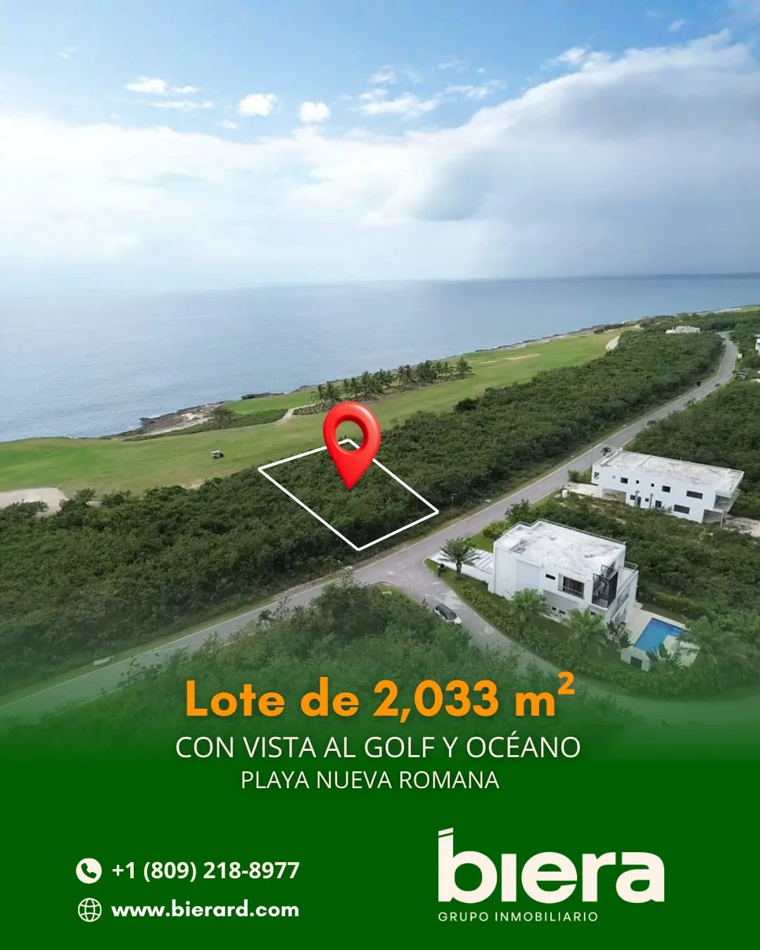 Lote en Playa Nueva Romana con Vista al Océano