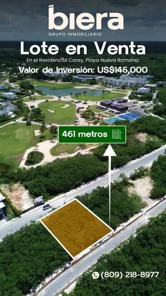 Lote en PNR  con Vista al campo de Golf