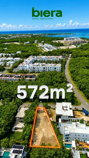 Terreno de 572 Metros en Playa Nueva Romana