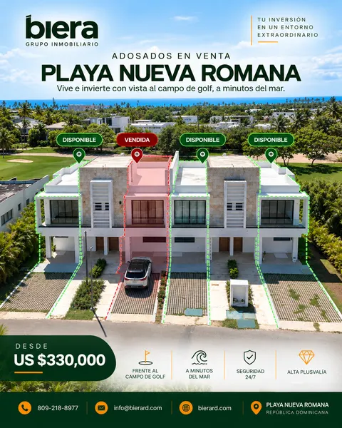 Adosados en Playa Nueva Romana