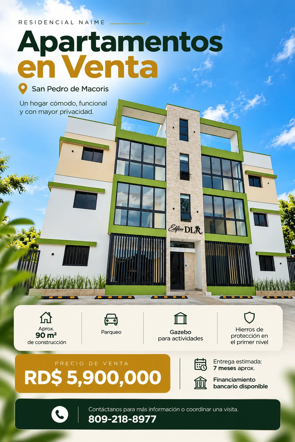 Apartamento en Residencial Naime, S.P.M.